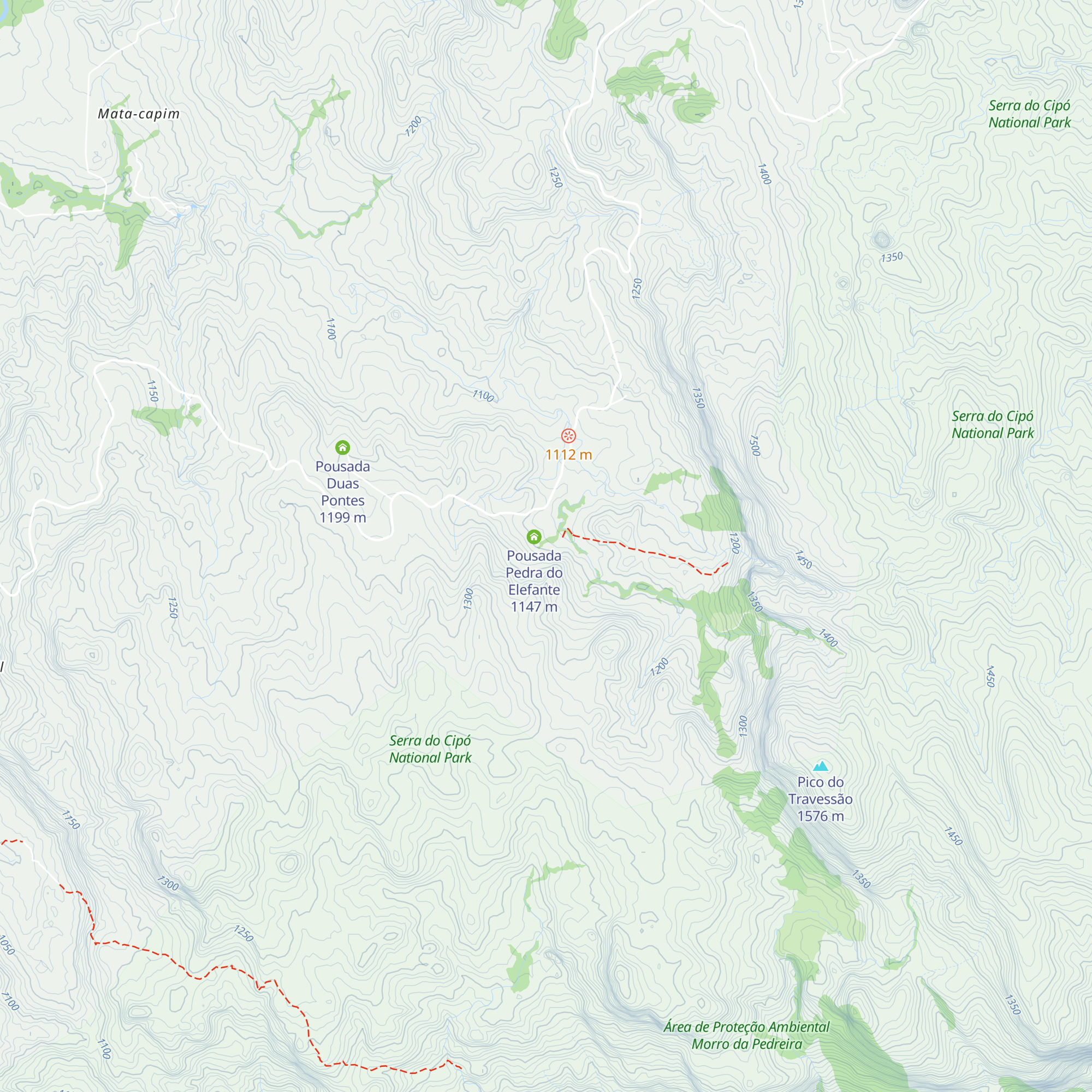 Pousada Barriga da Lua map