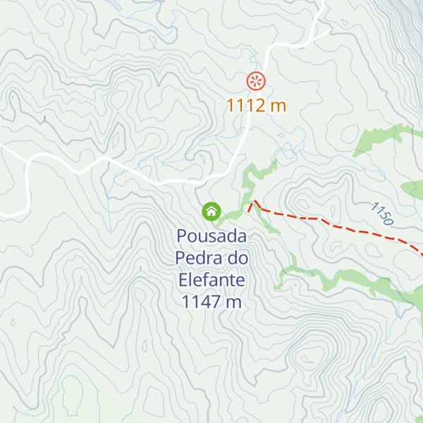 Map of Pousada Pedra do Elefante