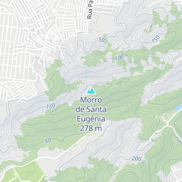 Map of Morro de Santa Eugênia
