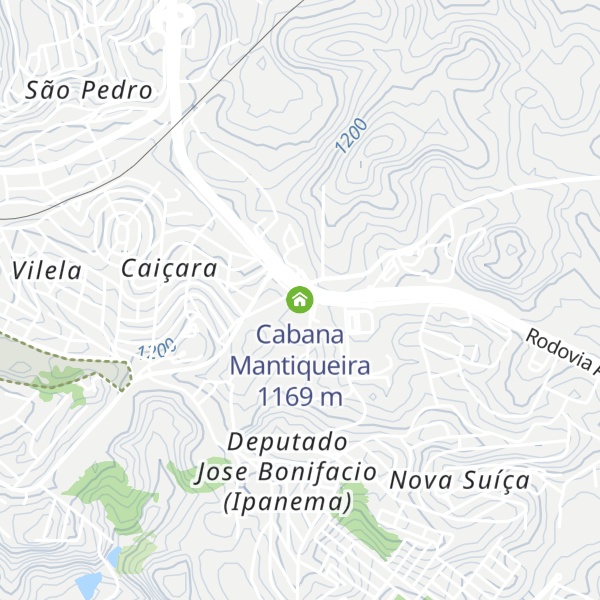 Map of Cabana Mantiqueira