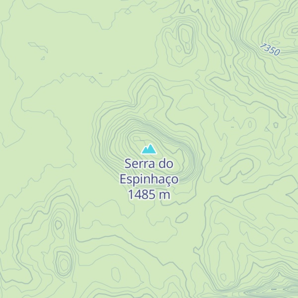 Map of Serra do Espinhaço