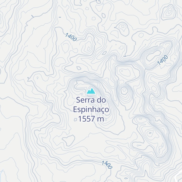 Map of Serra do Espinhaço