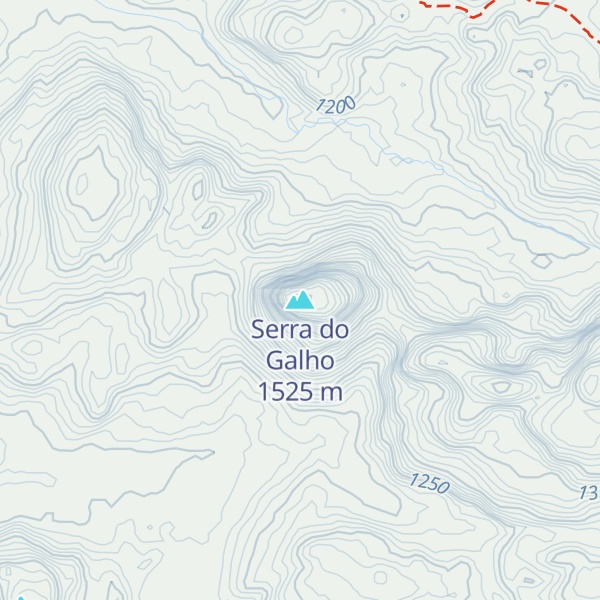 Map of Serra do Galho