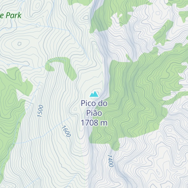 Map of Pico do Pião