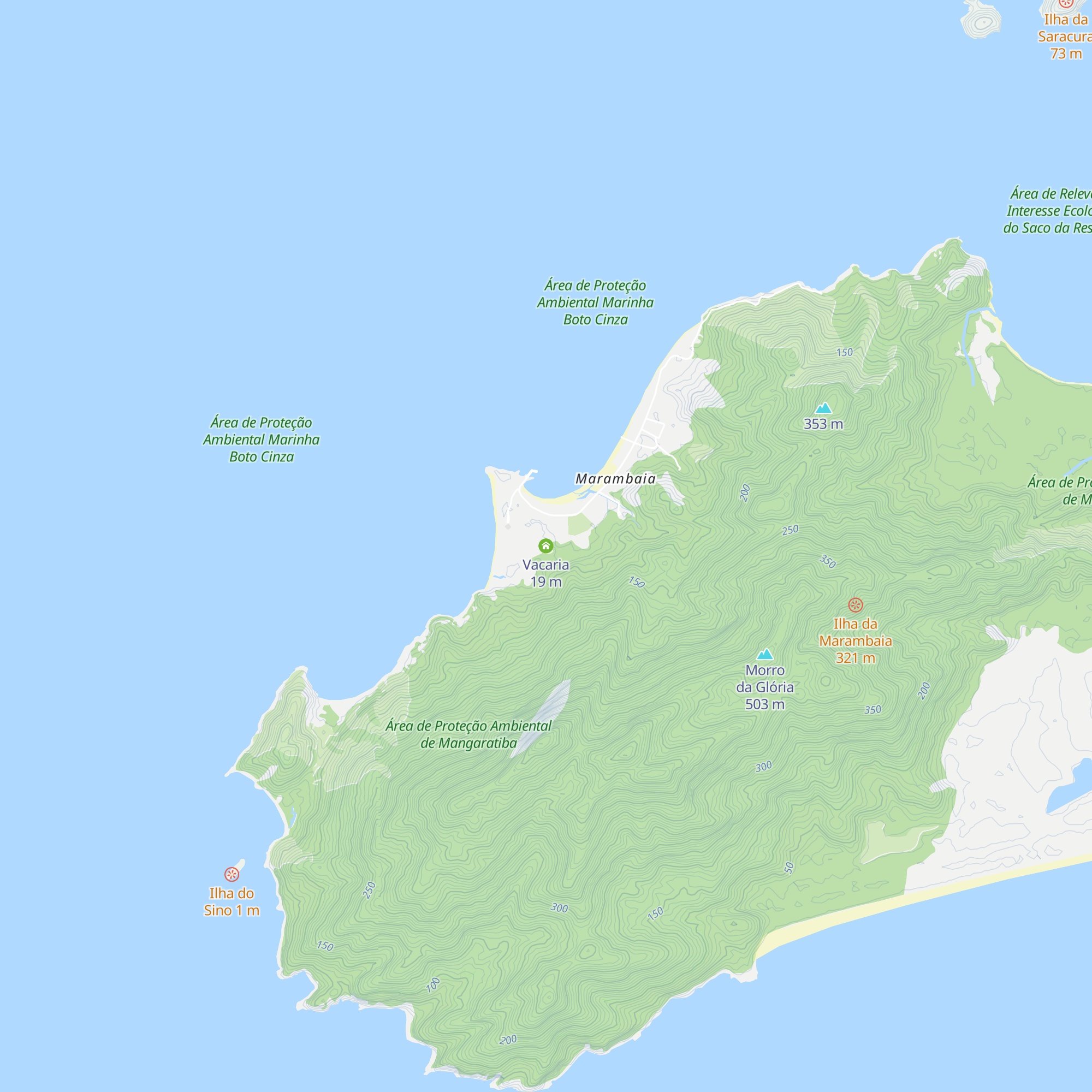Vacaria map