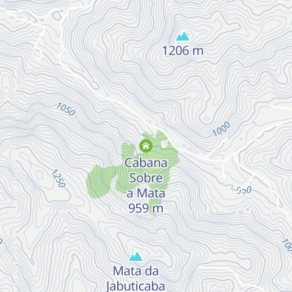 Map of Cabana Sobre a Mata