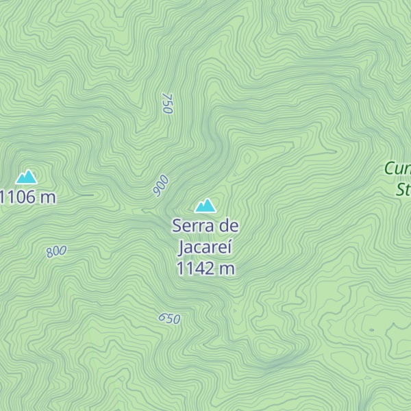 Map of Serra de Jacareí