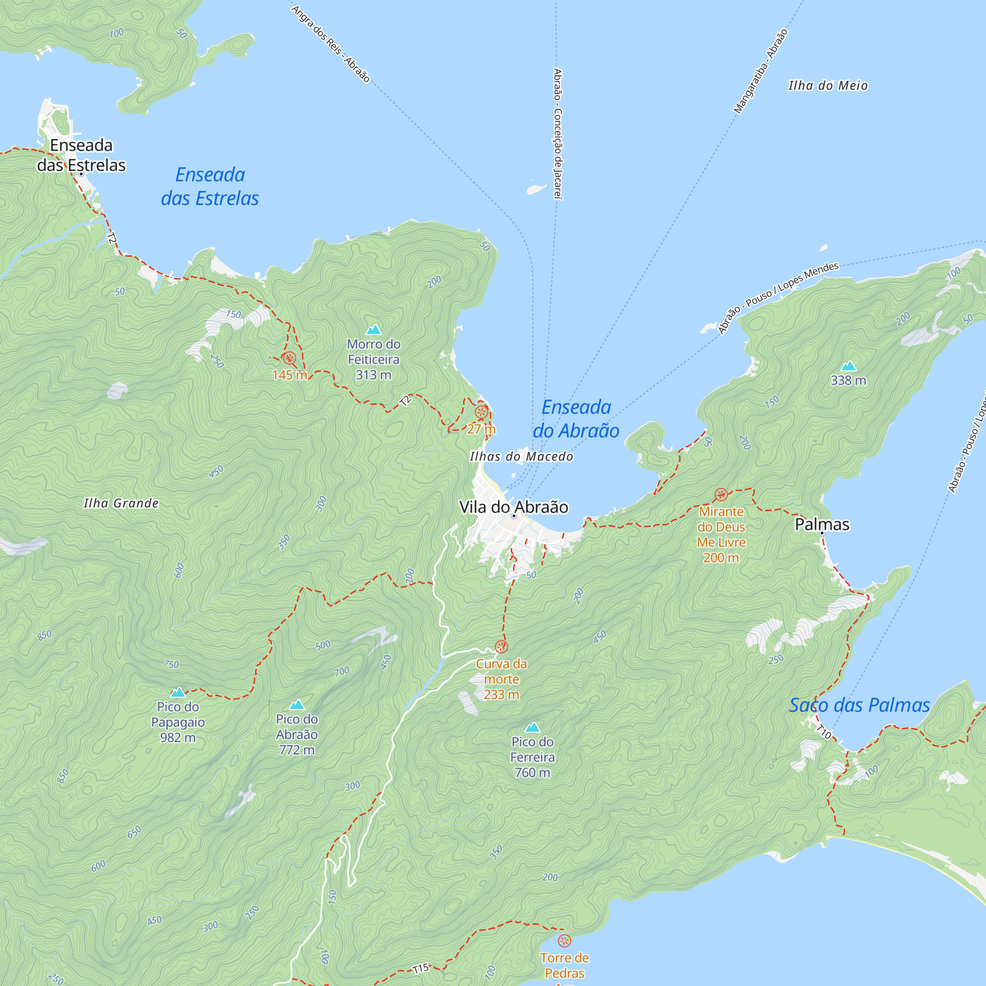 Centro de Visitantes do Parque Estadual da Ilha Grande map