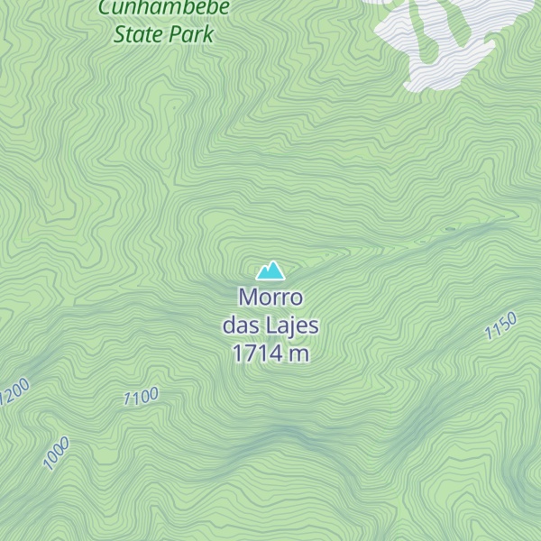 Map of Morro das Lajes