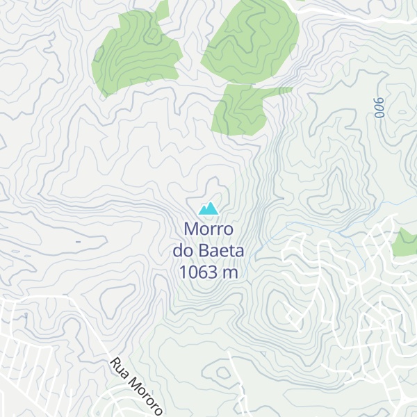 Map of Morro do Baeta
