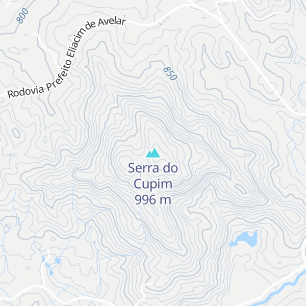 Map of Serra do Cupim