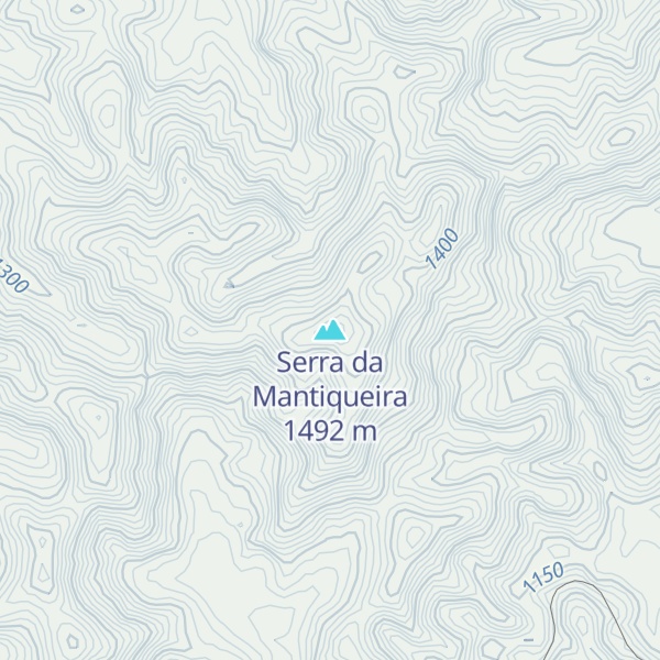 Map of Serra da Mantiqueira