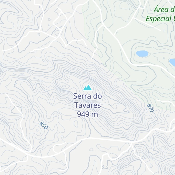 Map of Serra do Tavares