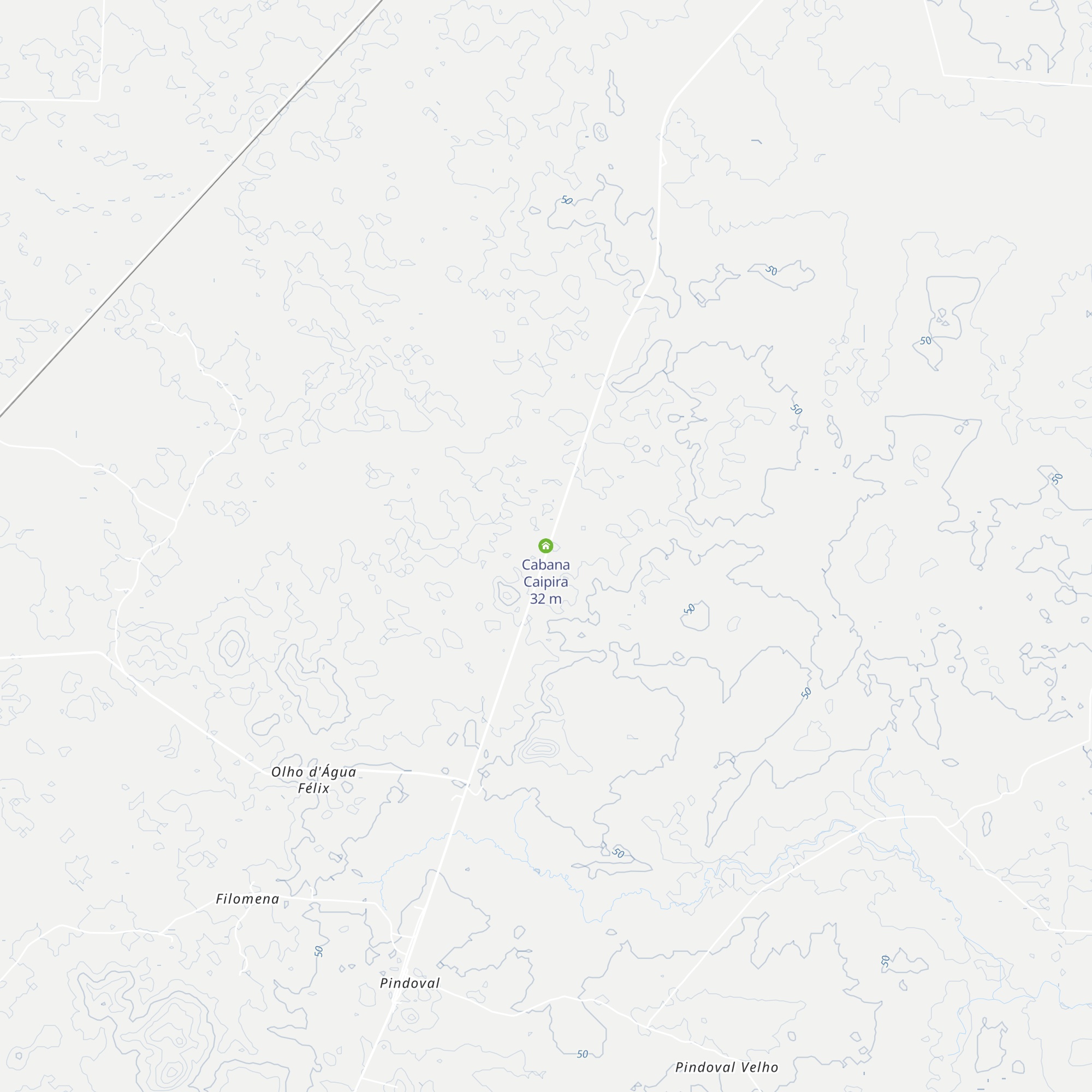 Cabana Caipira map