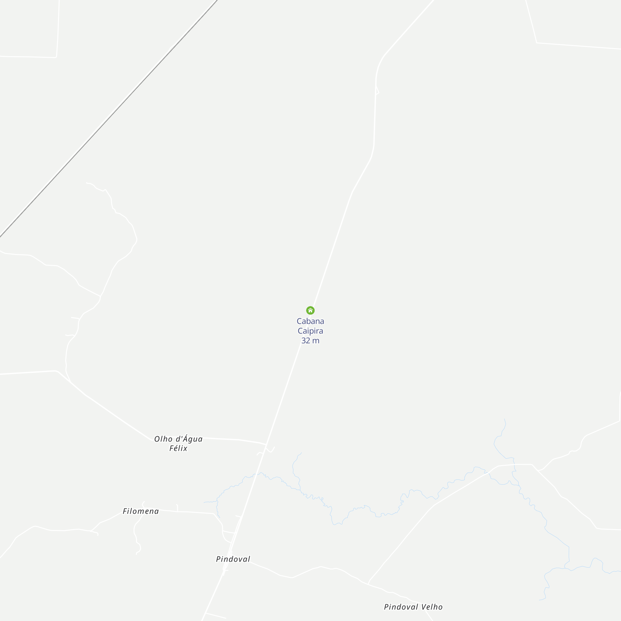 Cabana Caipira map