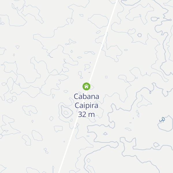 Map of Cabana Caipira