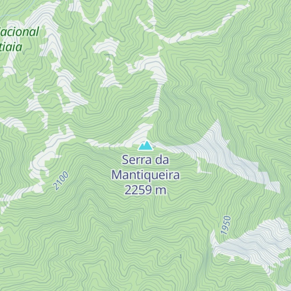 Map of Serra da Mantiqueira