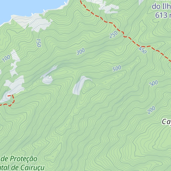 Map of Morro da Cajaíba