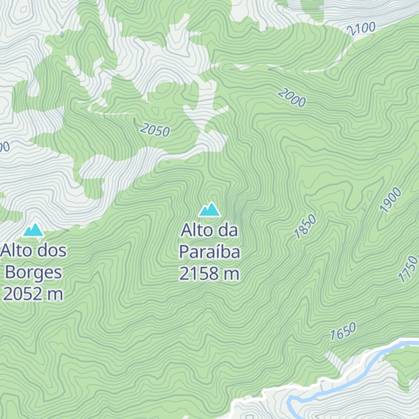Map of Alto da Paraíba
