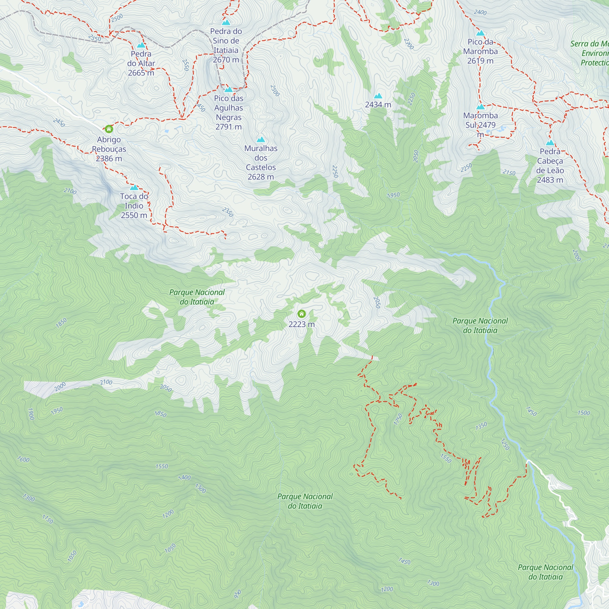 Abrigo Massena map