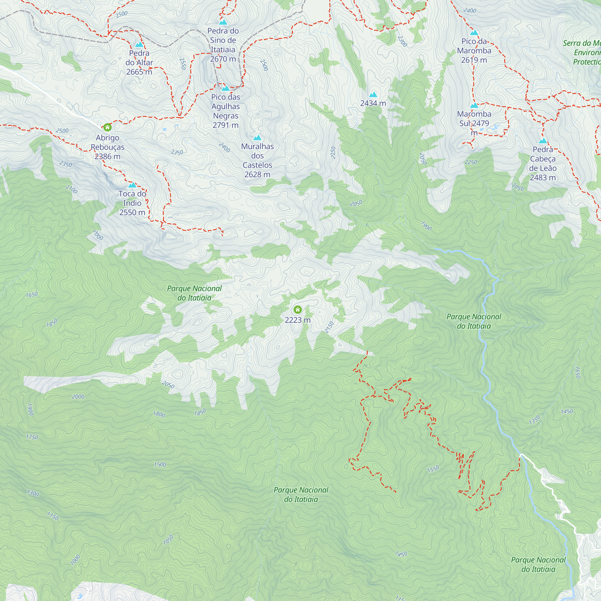 Abrigo Massena map