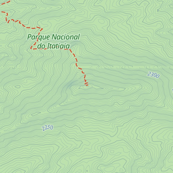 Map of Pico Serra Negra