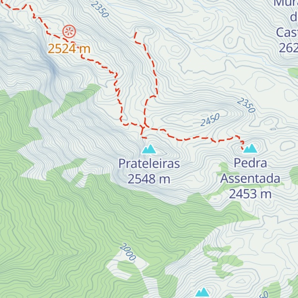 Map of Prateleiras
