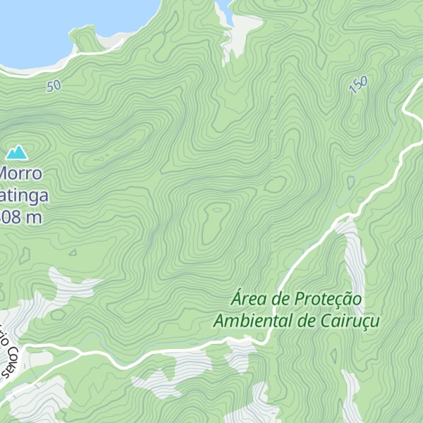 Map of Morro da Forquilha