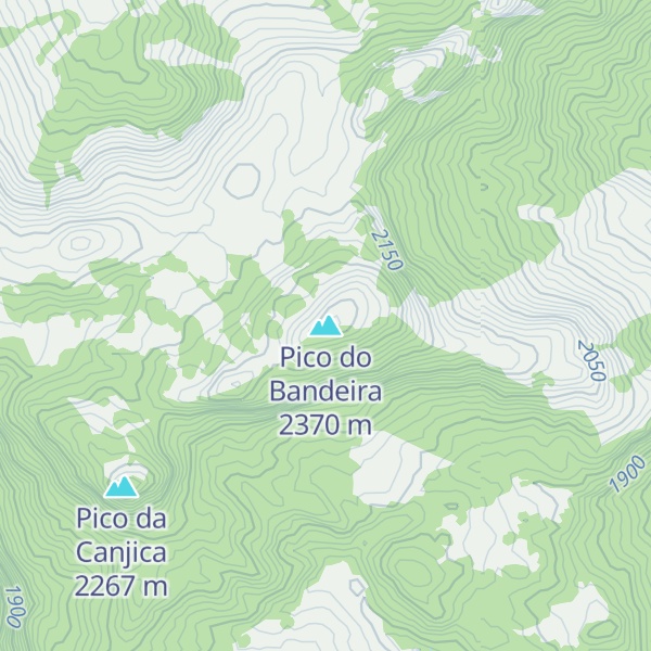 Map of Pico do Bandeira