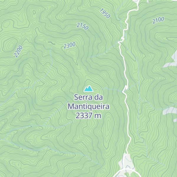 Map of Serra da Mantiqueira