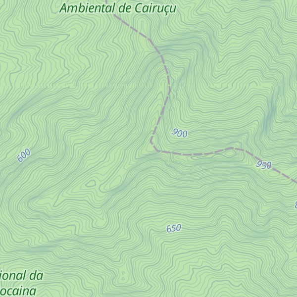 Map of Morro do Papagaio