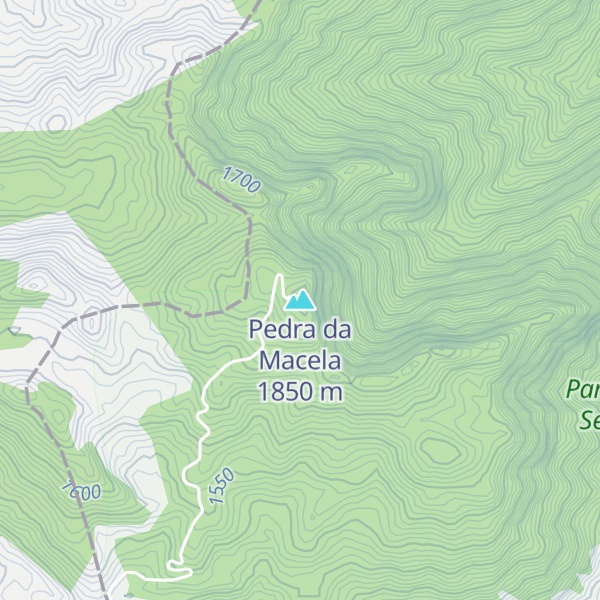 Map of Pedra da Macela