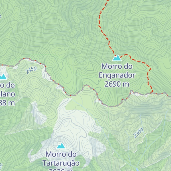 Map of Morro da Asa