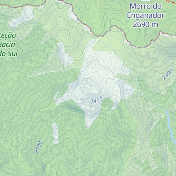 Map of Morro do Tartarugão