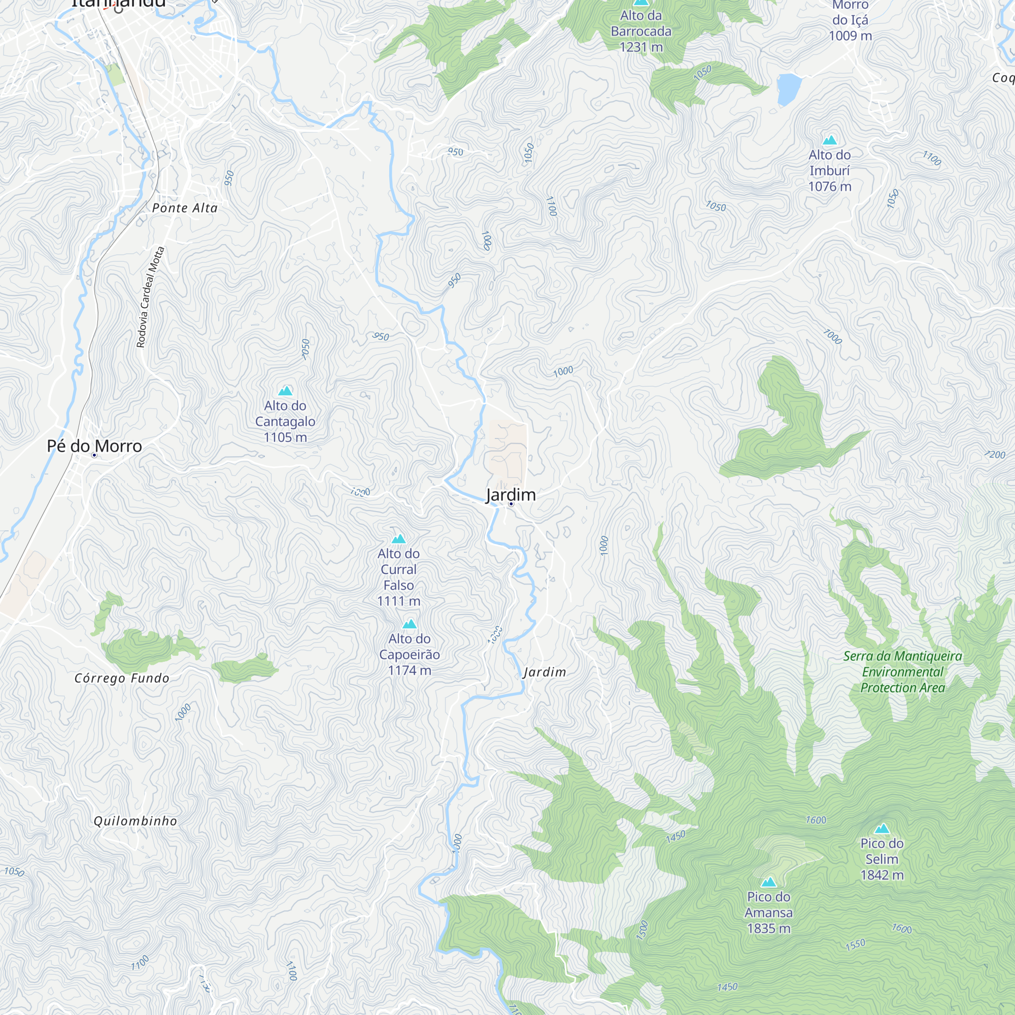 Solarium Mantiqueira map