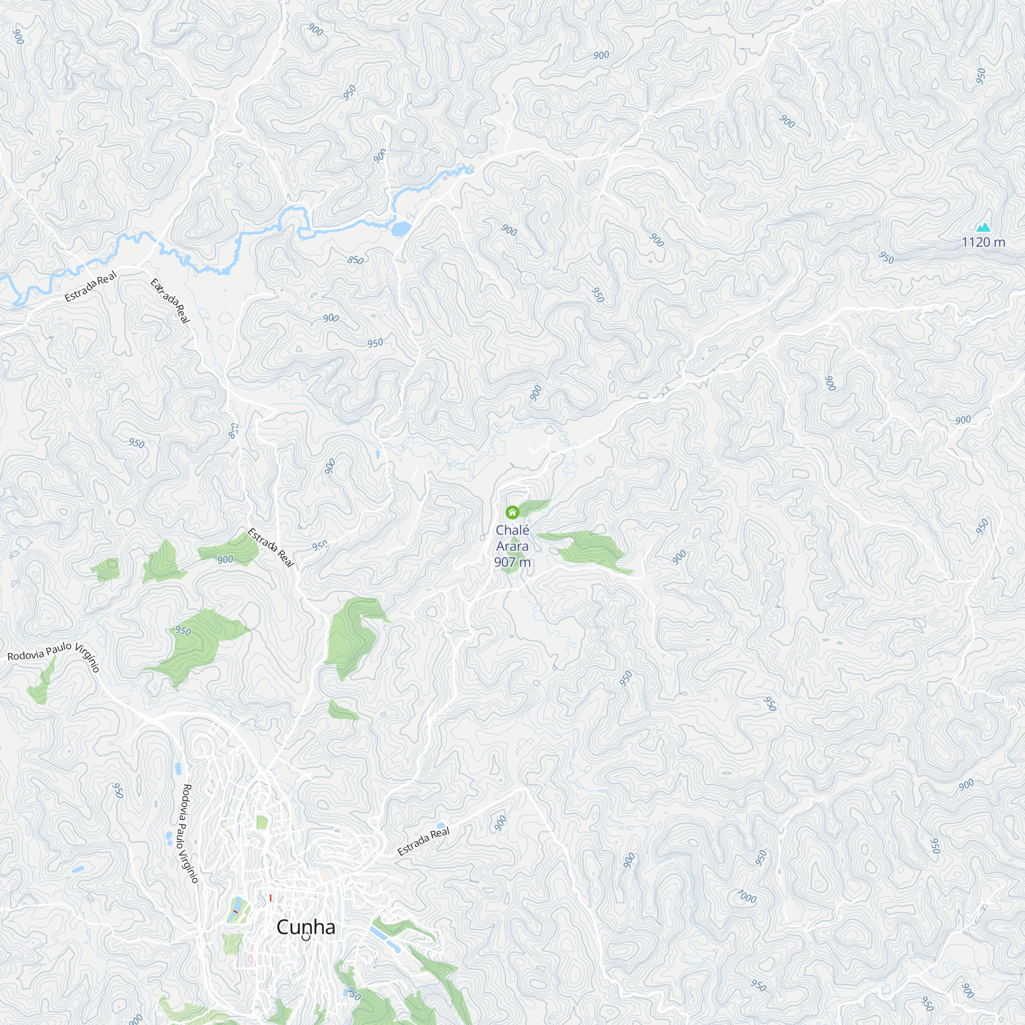 Chalé Arara map