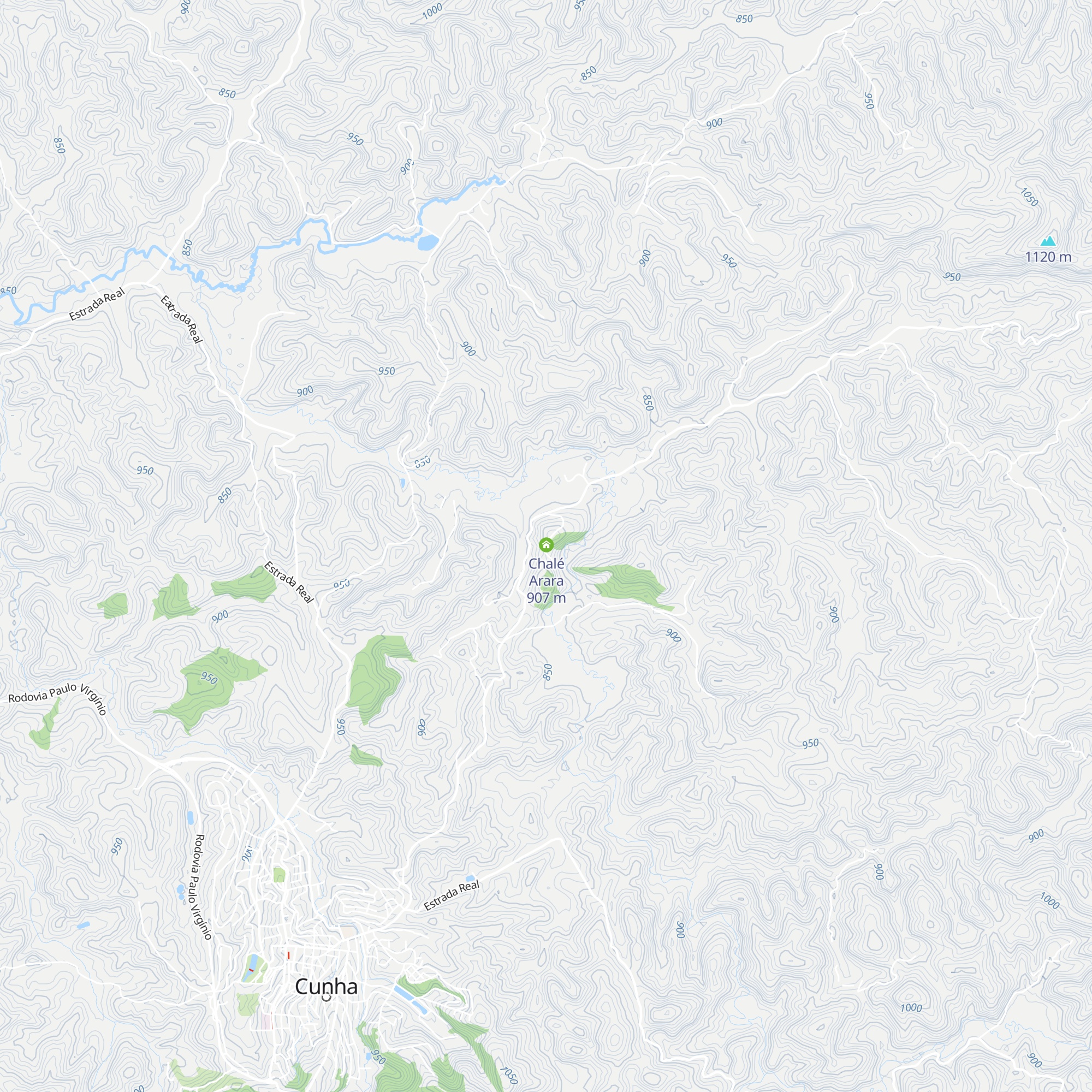 Chalé Faisão map