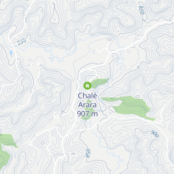 Map of Chalé Tucano