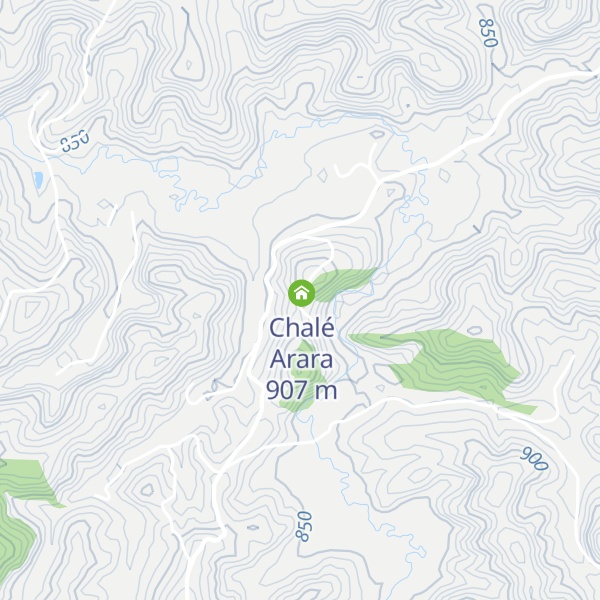 Map of Chalé Sabiá