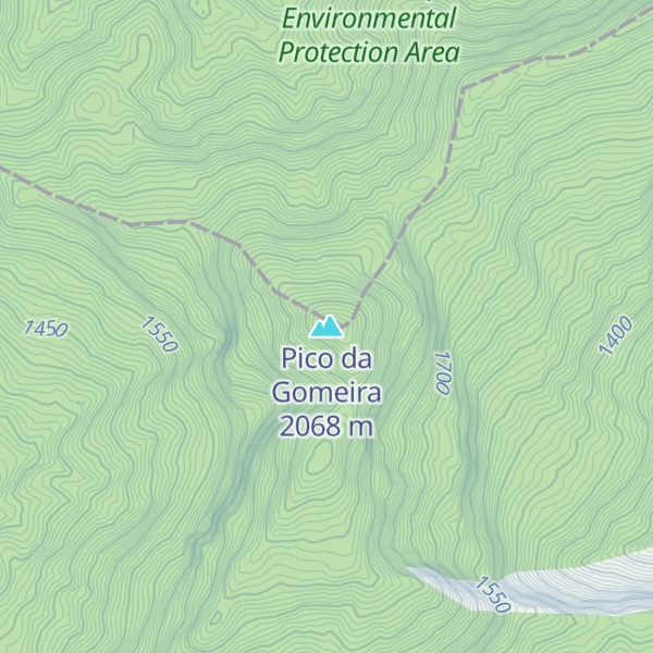 Map of Pico da Gomeira