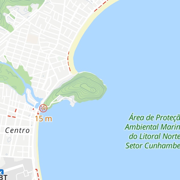 Map of Morro do Curaçá