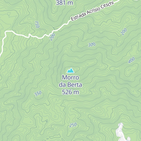 Map of Morro da Berta