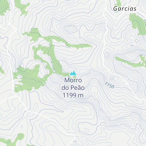Map of Morro do Peão