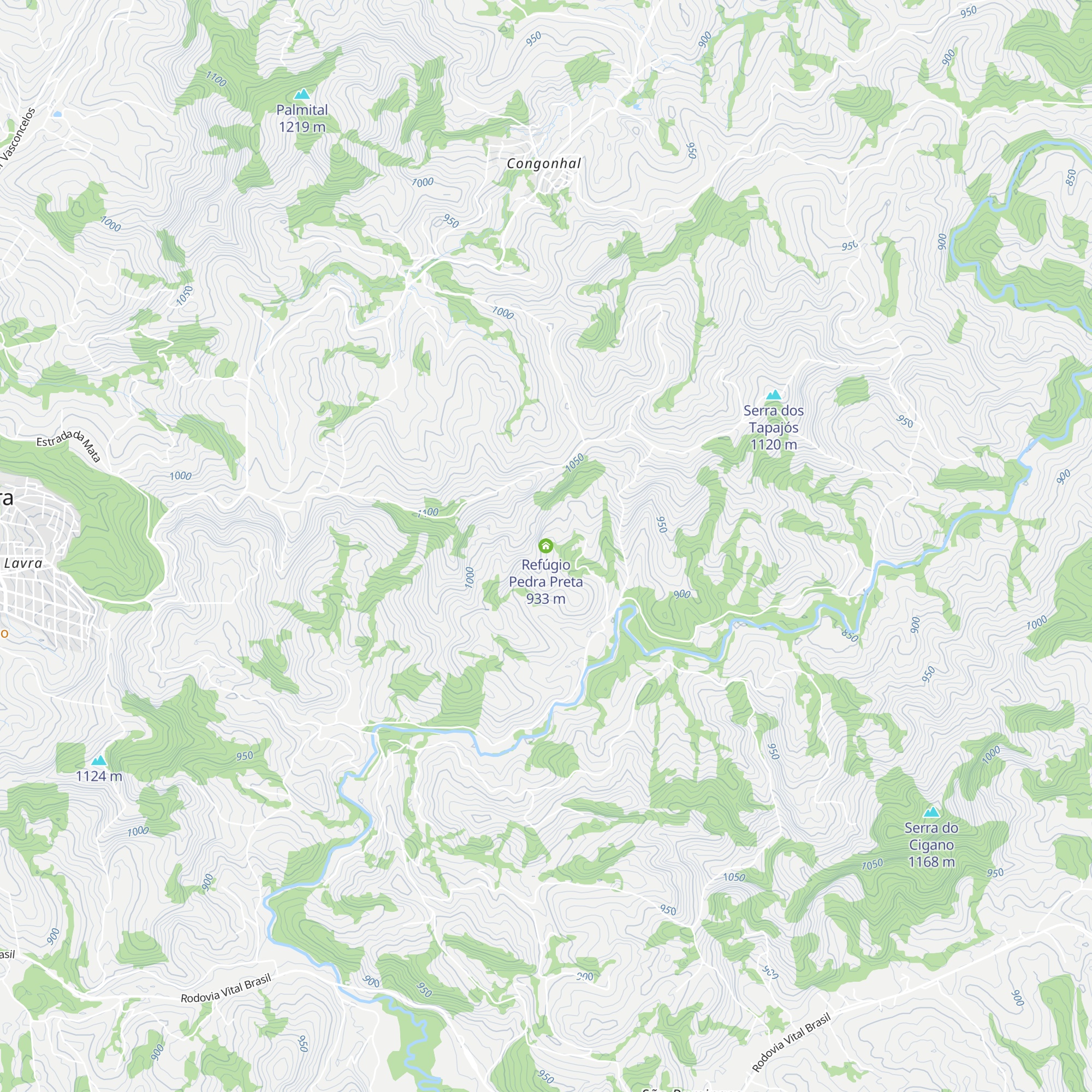 Refúgio Pedra Preta map