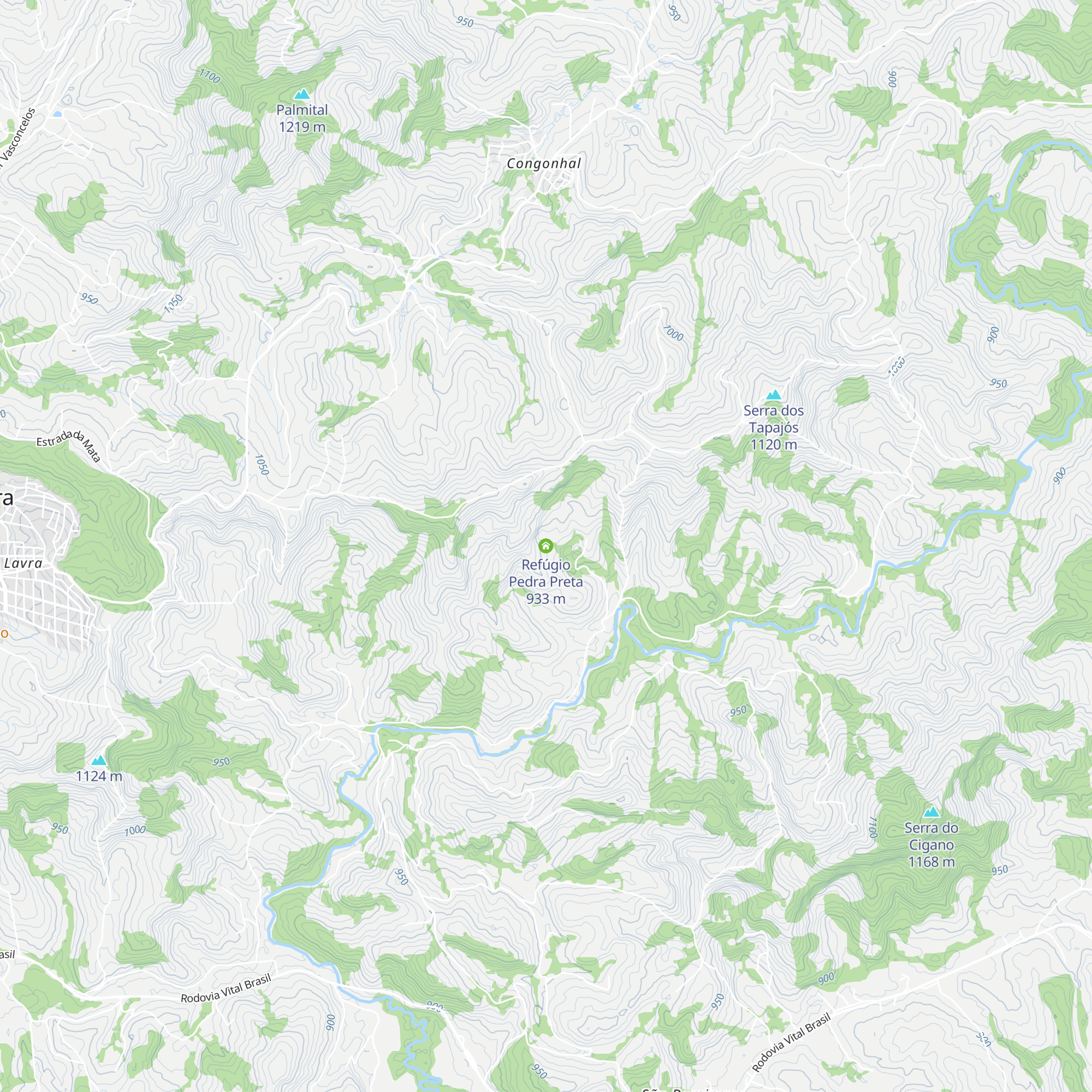 Refúgio Pedra Preta map