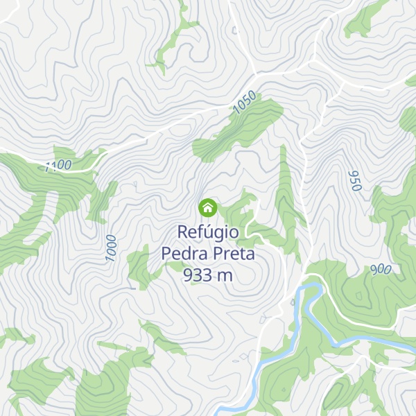 Map of Refúgio Pedra Preta