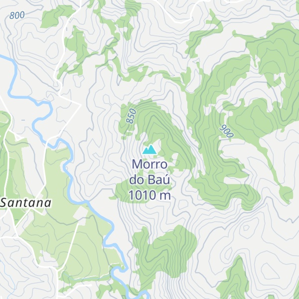 Map of Morro do Baú
