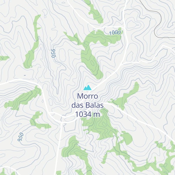 Map of Morro das Balas