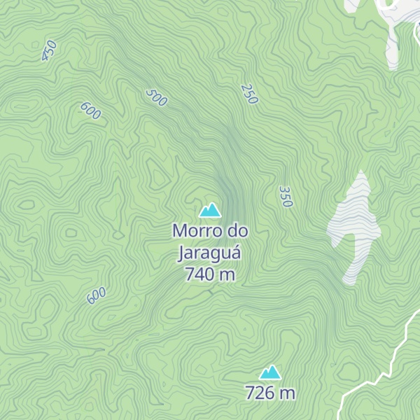 Map of Morro do Jaraguá