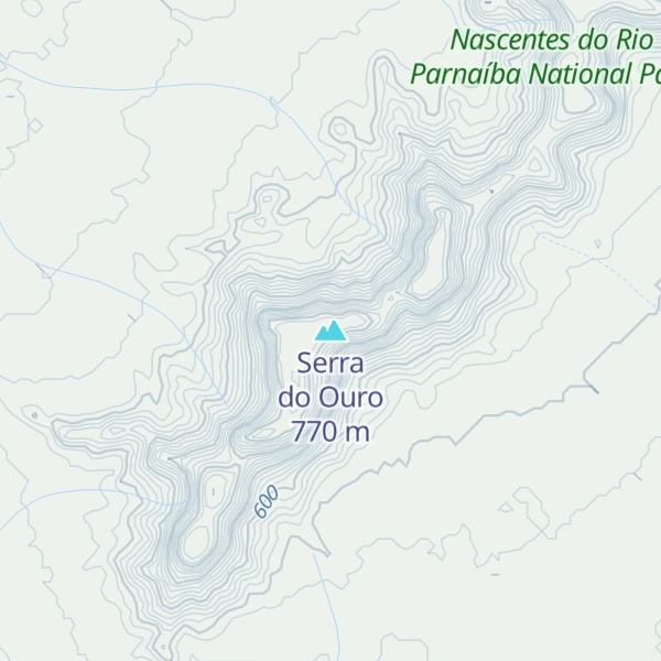 Map of Serra do Ouro